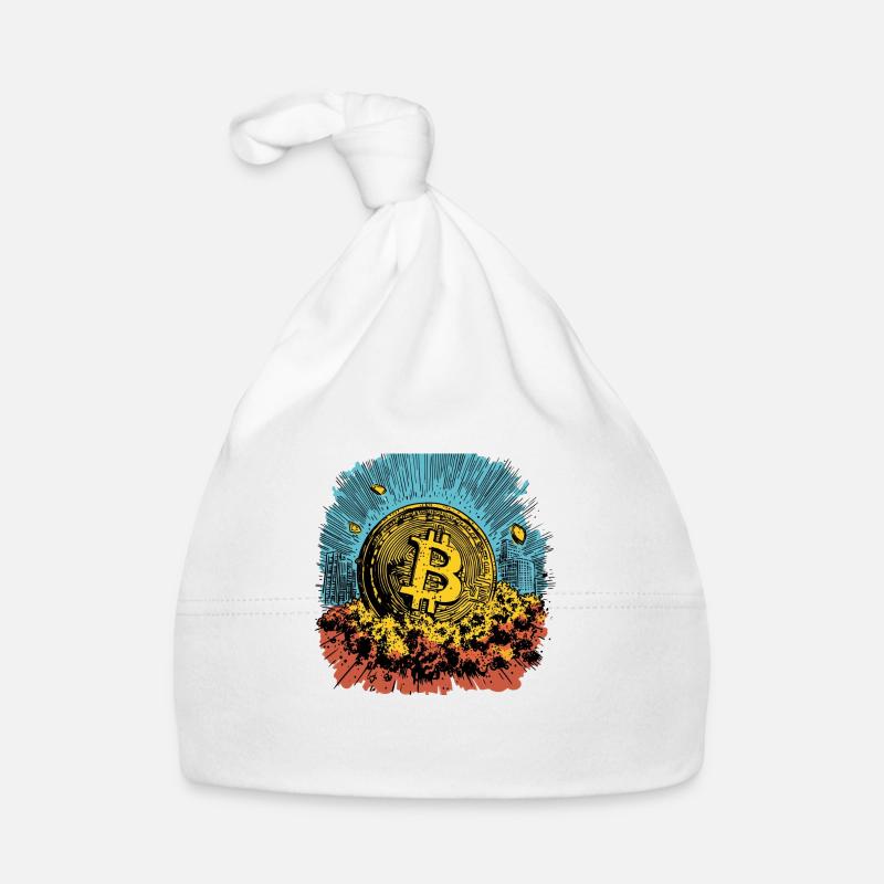Bitcoin Rise: The Future Rises! Organic Baby Cap