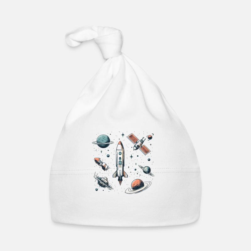Aventures dans l’espace : explorez l’univers Bonnet bio Bébé