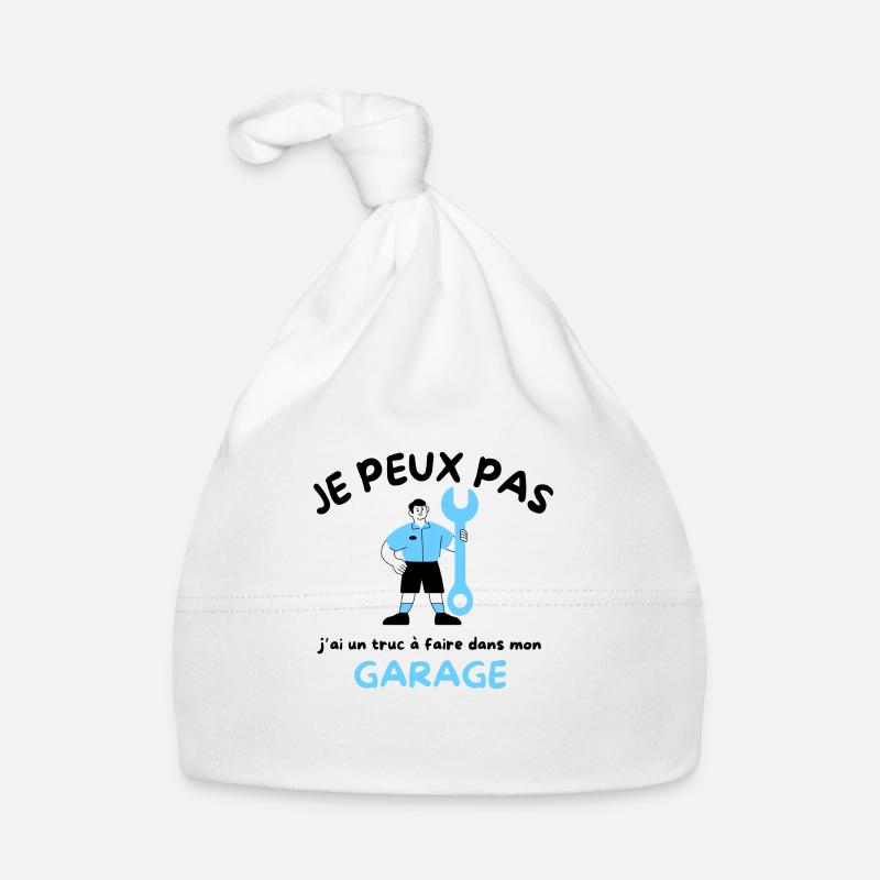 I can't, I have things to do in my garage Organic Baby Cap