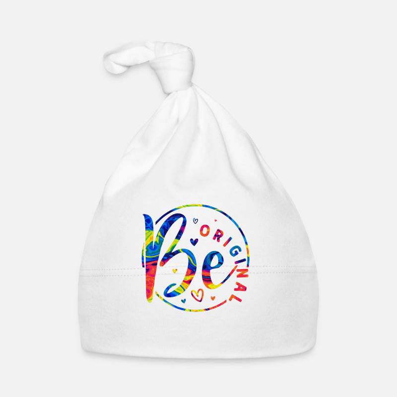 Be original vector design symbol retro quote label Organic Baby Cap