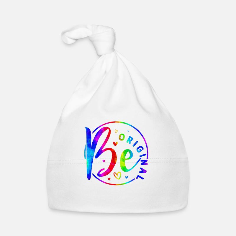 Be original vector design symbol retro quote label Organic Baby Cap