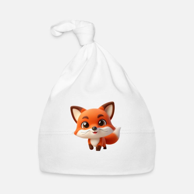 Fox 3 Organic Baby Cap