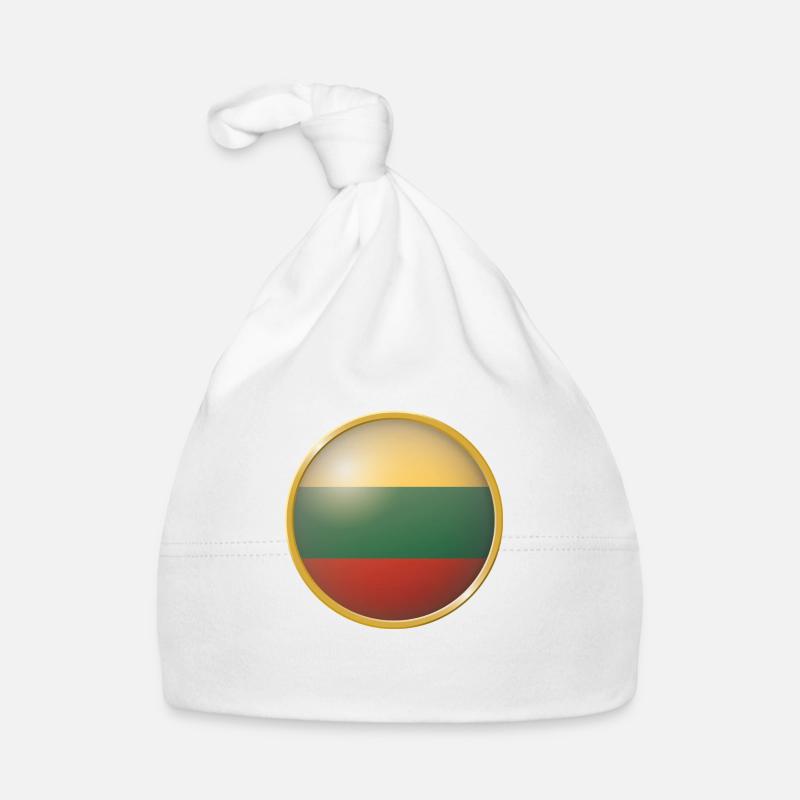 Litauen Emblem Baby Bio-Mütze