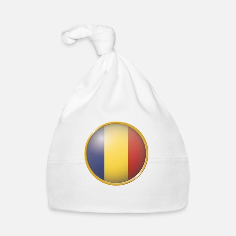 Rumänien Emblem Baby Bio-Mütze