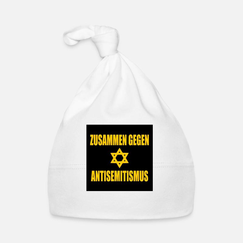 zusammen gegen antisemitismus Baby Bio-Mütze