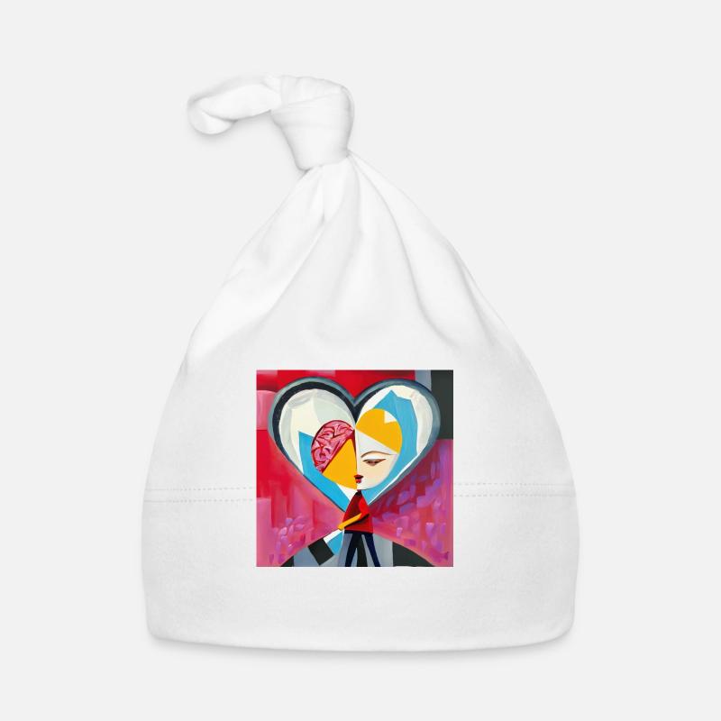 Half and half Organic Baby Cap