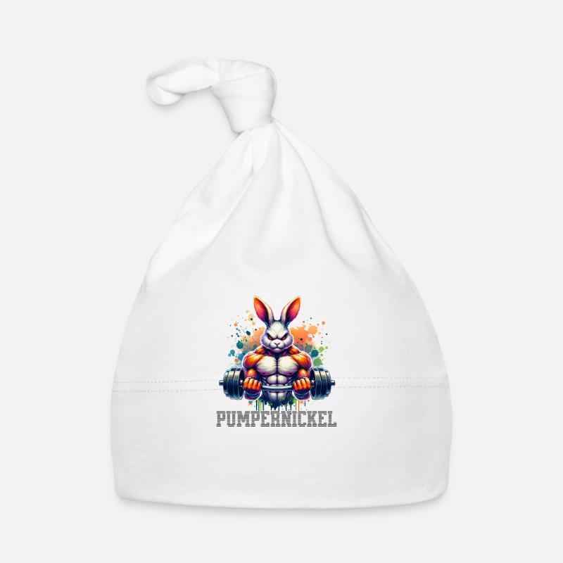Pumpernickel Gym Training lustig Baby Bio-Mütze