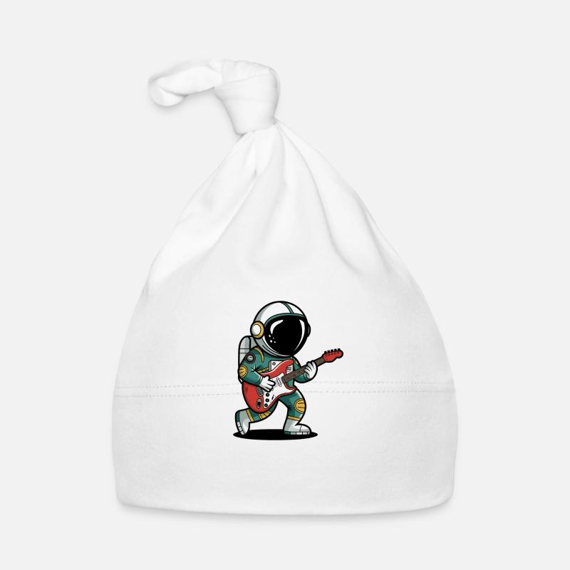 Spaceman spielt Gitarre Baby Bio-Mütze