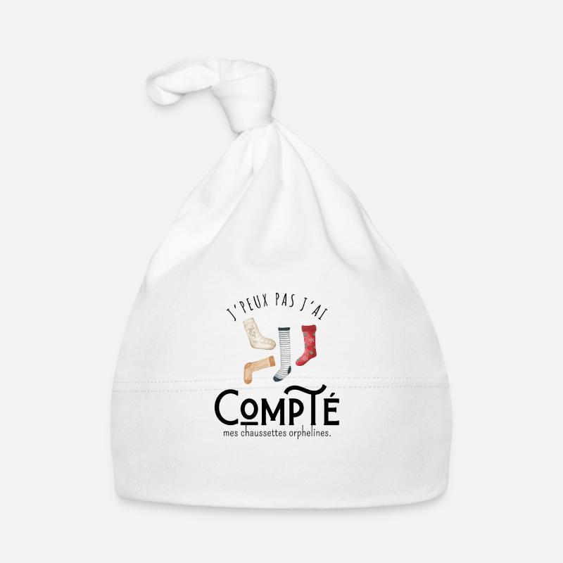 J’peux pas j’ai compté mes chaussettes orphelines Bonnet bio Bébé