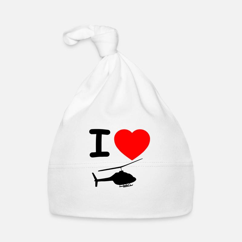Hubschrauber Baby Bio-Mütze