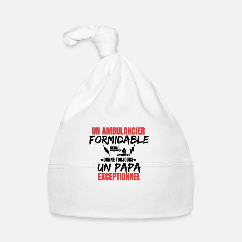 PAPA AMBULANCIER Bonnet bio Bébé