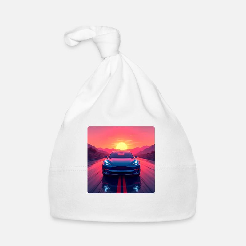 Electric Highway Organic Baby Cap