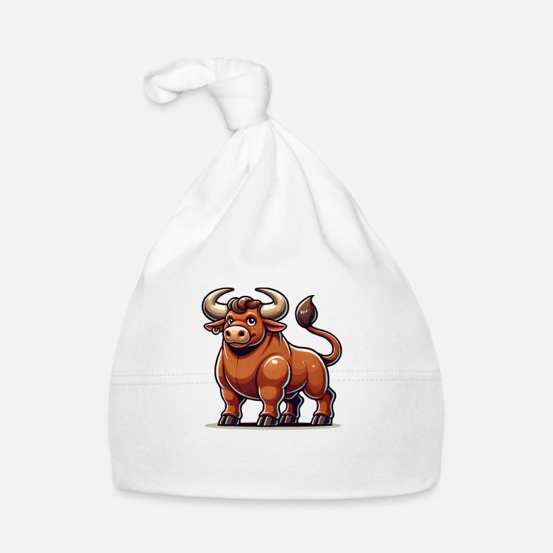 Taurus Comic Organic Baby Cap