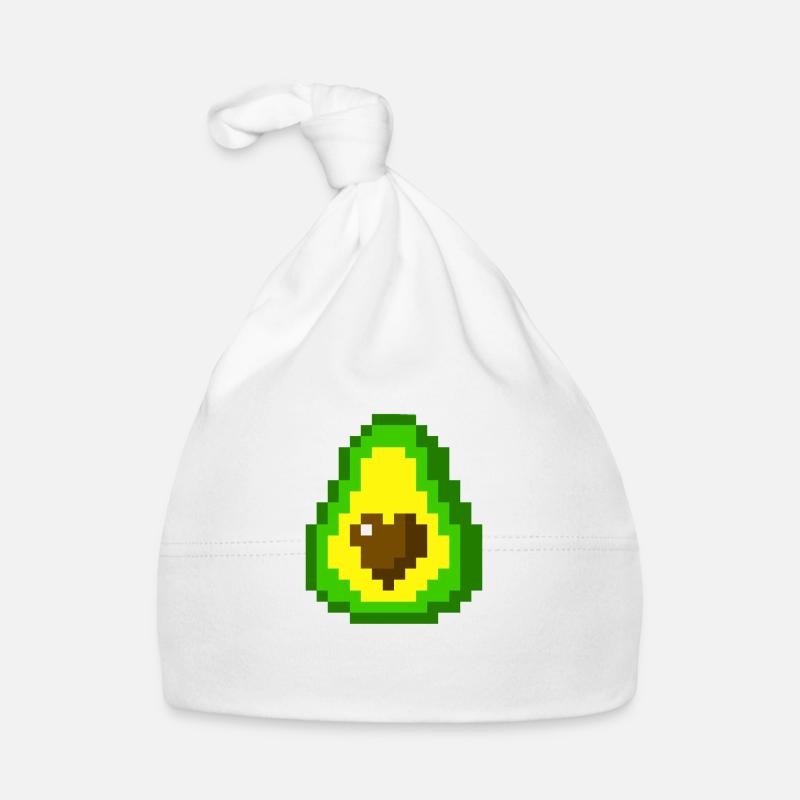 Süße Avocado Baby Bio-Mütze