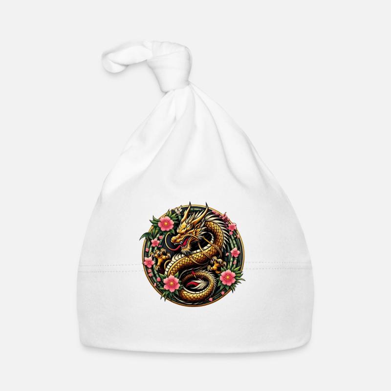 China Dragon Organic Baby Cap