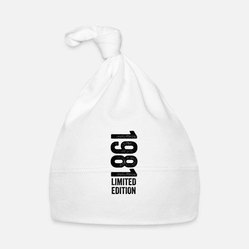 1981 - Edition Limitée 1981 Anniversaire Bonnet bio Bébé