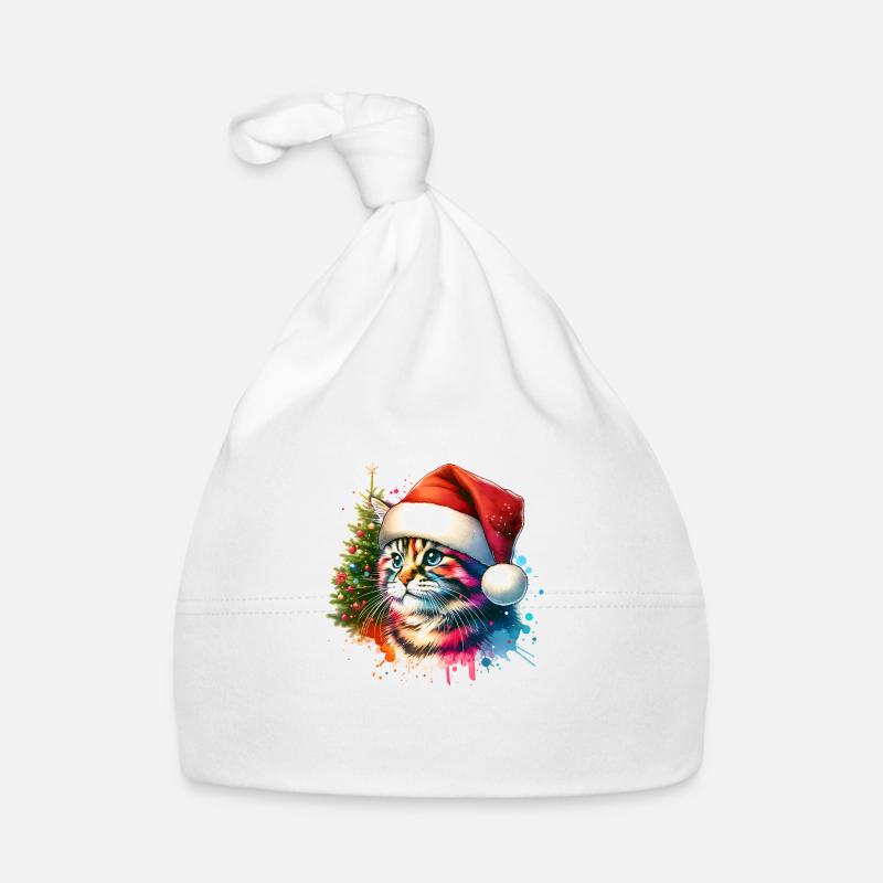 Chat mignon Noël Bonnet bio Bébé