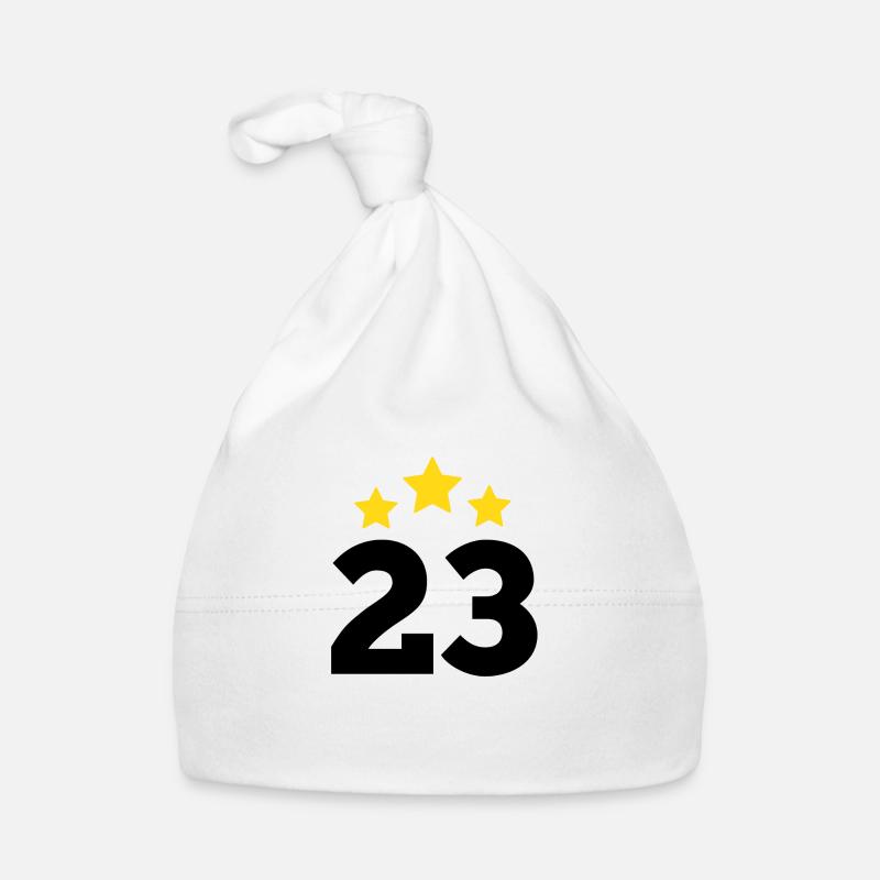 23 Year Star - 23rd Anniversary Gift Organic Baby Cap