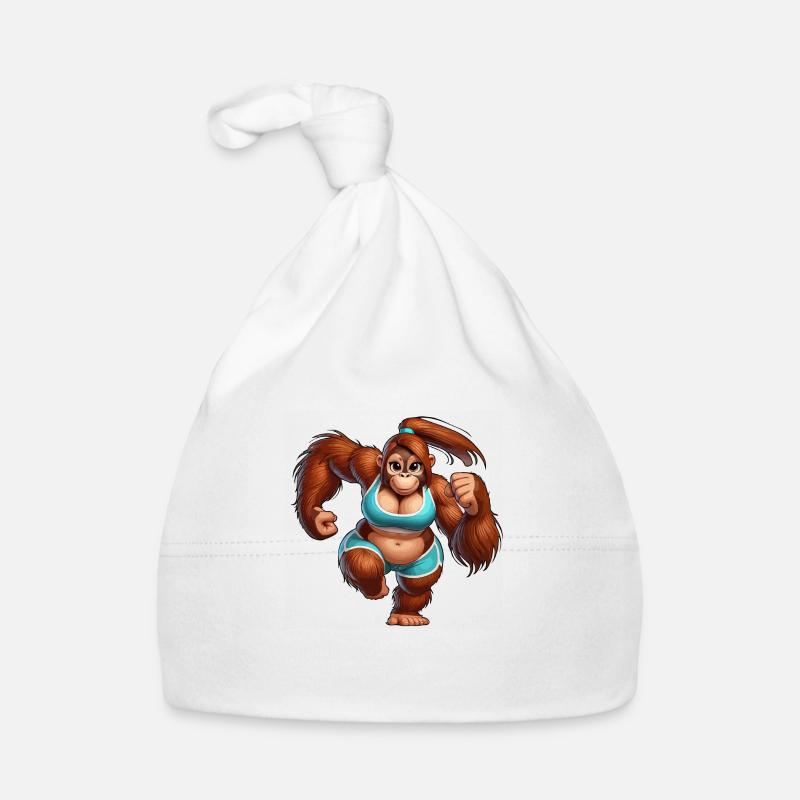Coureur d’orangs-outans Bonnet bio Bébé