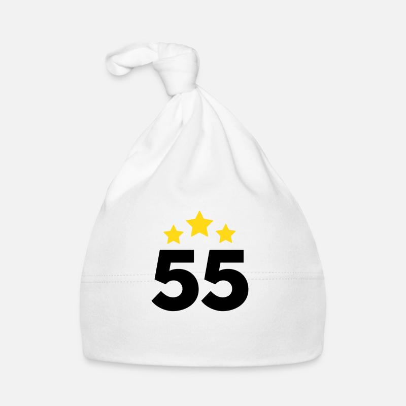 55 Years Star - 55th Anniversary Gift Organic Baby Cap
