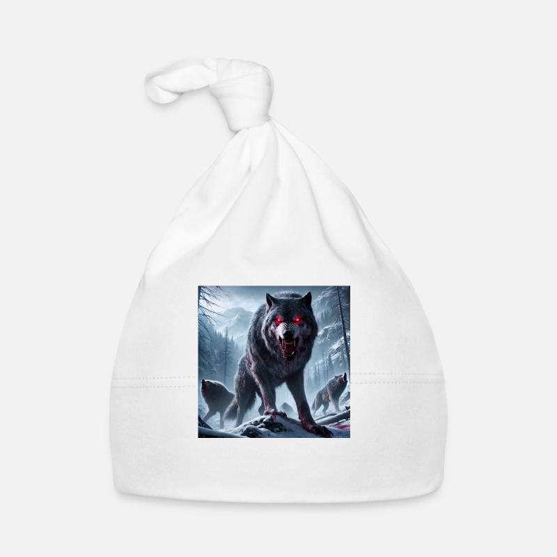PRIMAL WOLF - Bonnet bio Bébé - blanc