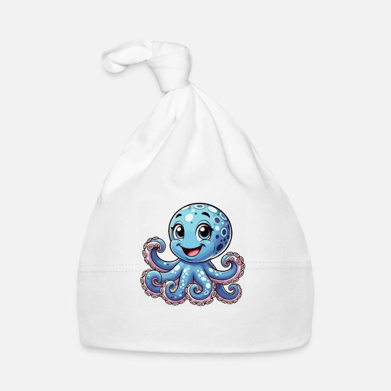 Krake Baby Bio-Mütze