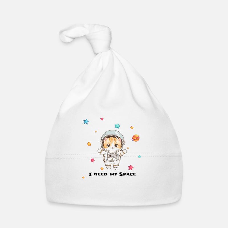 Space Kitty Adventure Baby Bio-Mütze