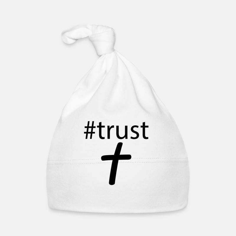 #trust en Jésus Bonnet bio Bébé