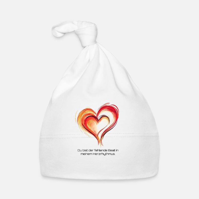 Hearts in unison. Organic Baby Cap