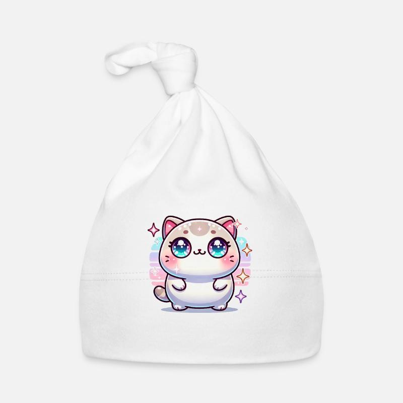 KAWAII CAT <3 Organic Baby Cap