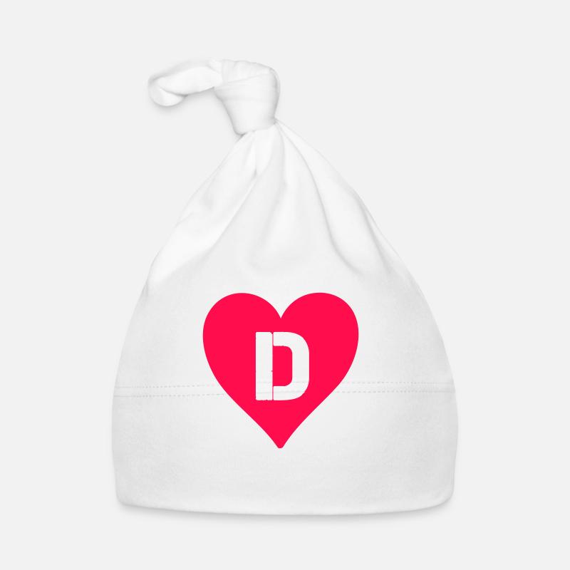 Lettre de coeur D Bonnet bio Bébé
