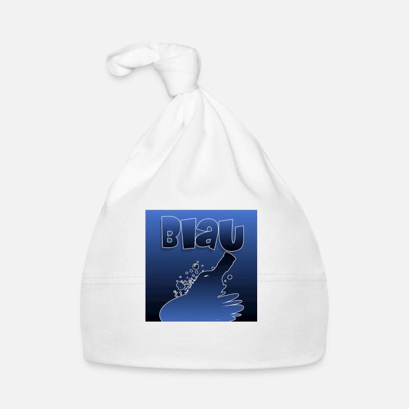Blau Baby Bio-Mütze