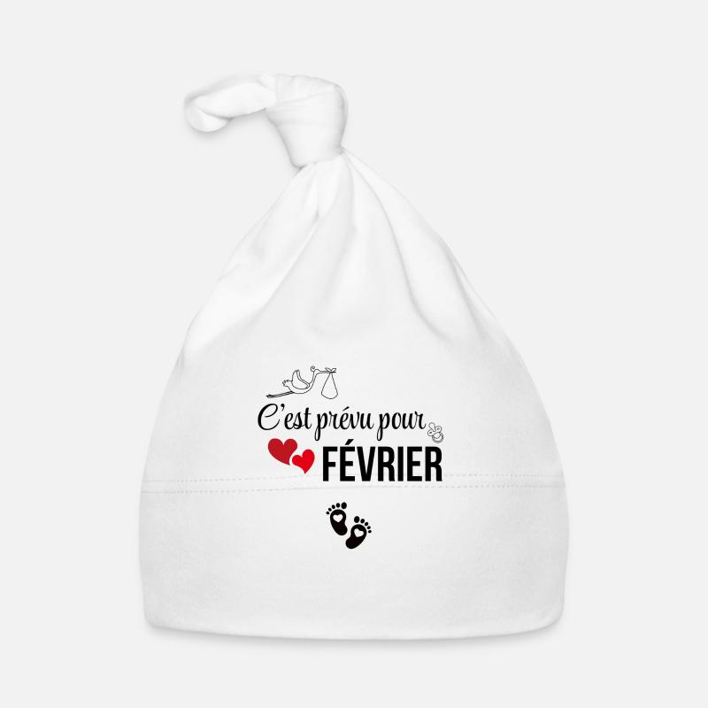 C’est prévu pour février - annonce de grossesse Bonnet bio Bébé