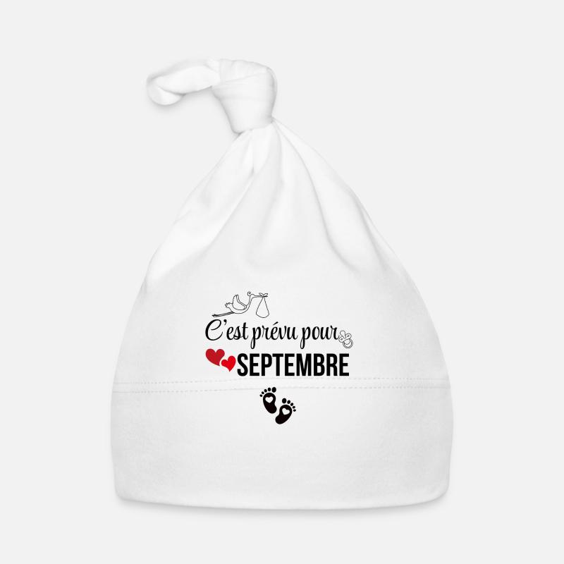 C’est prévu pour septembre - annonce de grossesse Bonnet bio Bébé