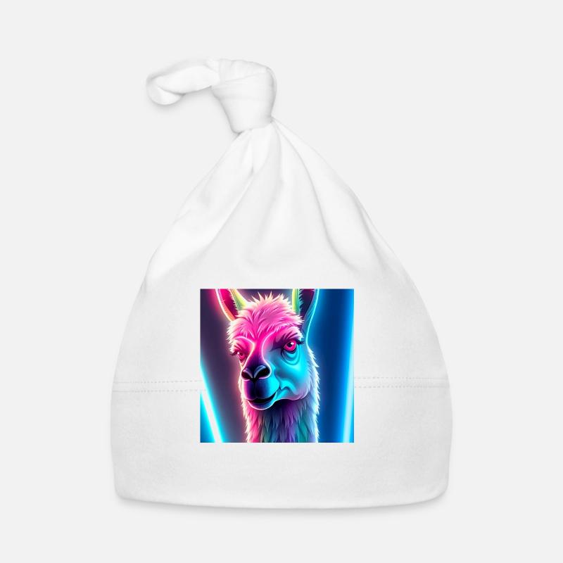 Lama néon Bonnet bio Bébé