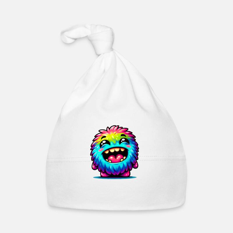 Petit monstre mignon Bonnet bio Bébé