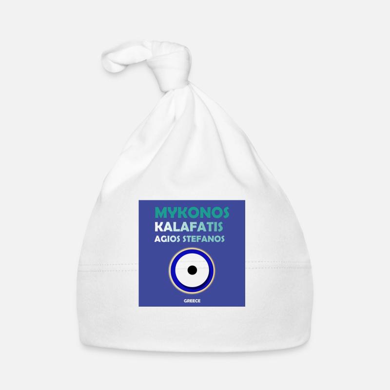 Mykonos, Grèce Bonnet bio Bébé