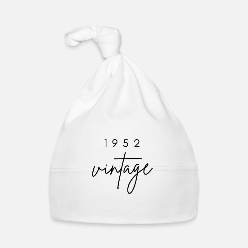 Anniversaire 1952 vintage Bonnet bio Bébé