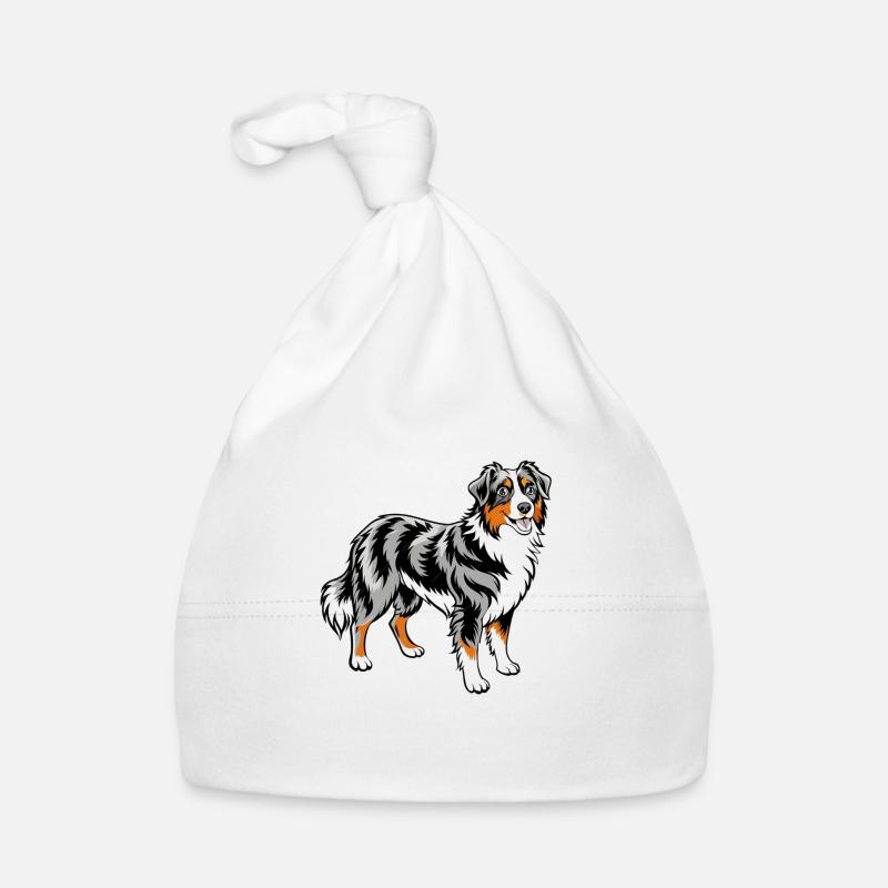 Australischer Schäferhund Baby Bio-Mütze