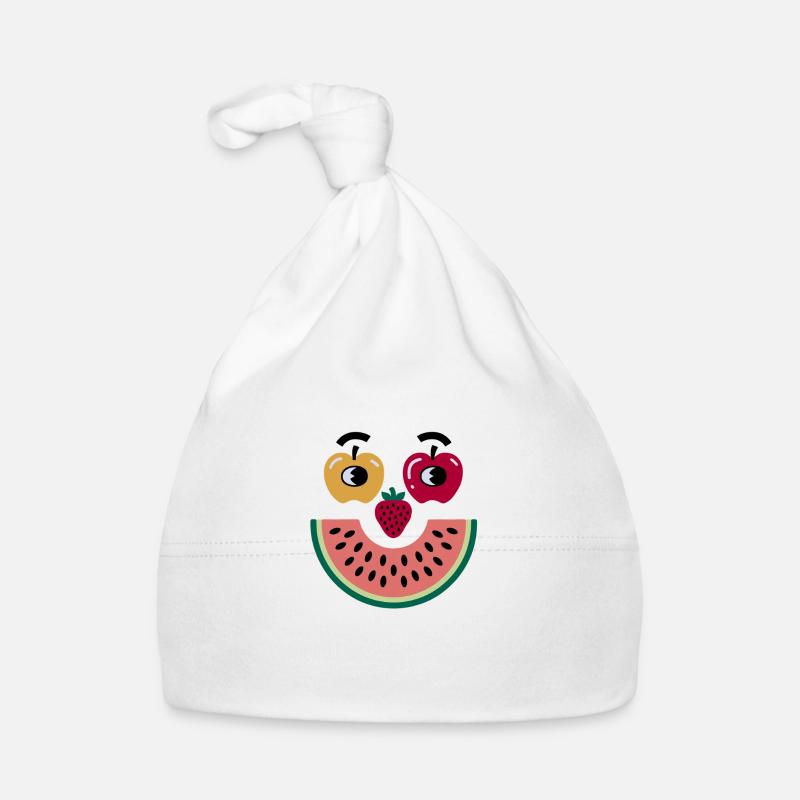 Visage de fruit Bonnet bio Bébé