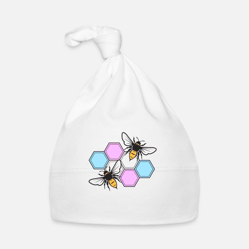 TransBee - Baby Bio-Mütze - Weiß