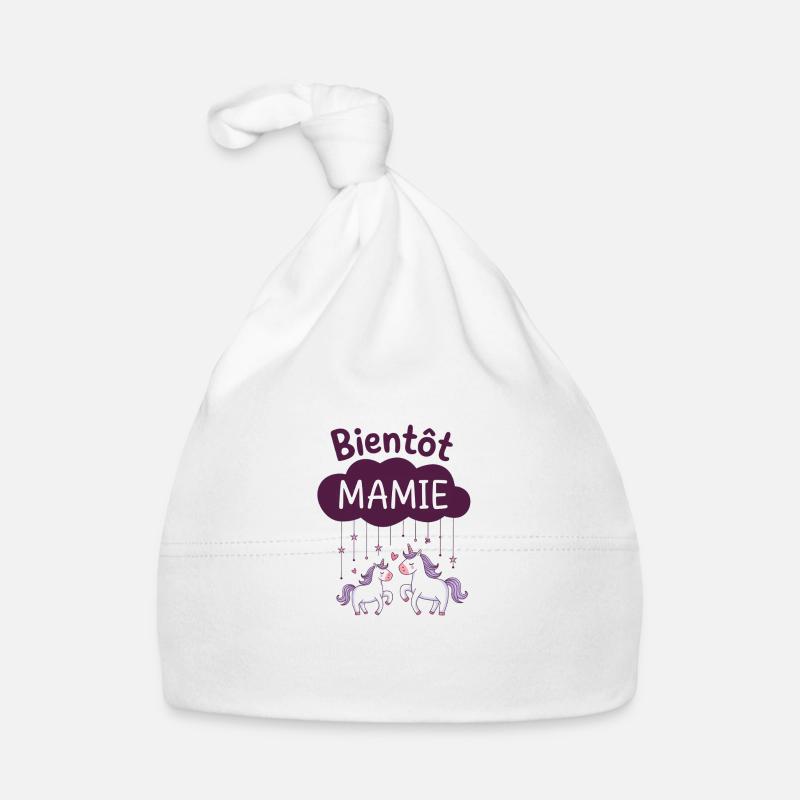 Bientôt mamie licorne annonce grossesse Bonnet bio Bébé