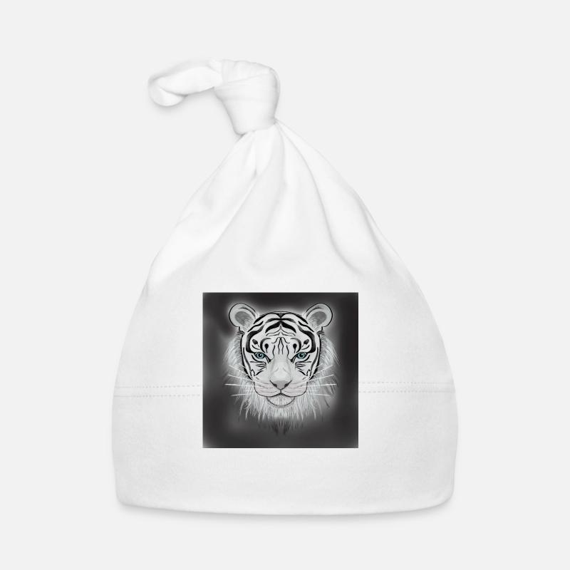 Blue EyeTiger - Baby Bio-Mütze - Weiß