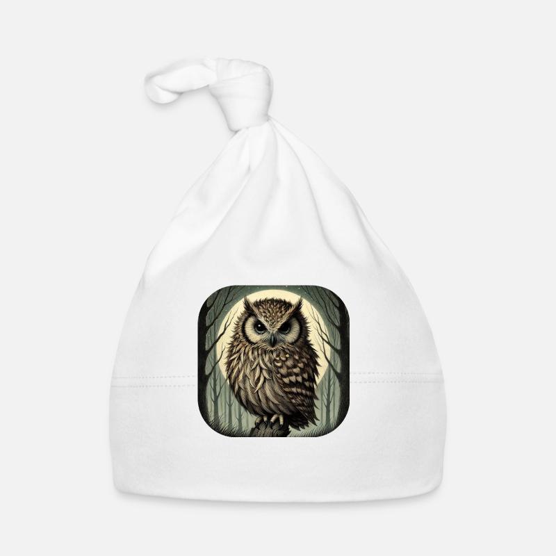 Owl Organic Baby Cap