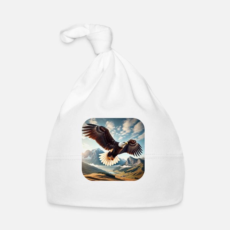 Pygargue à tête blanche Bonnet bio Bébé