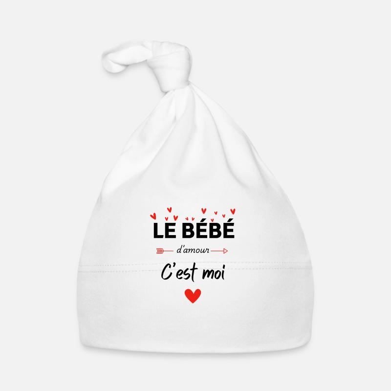 Le bébé d’amour c’est moi - assorti maman Bonnet bio Bébé