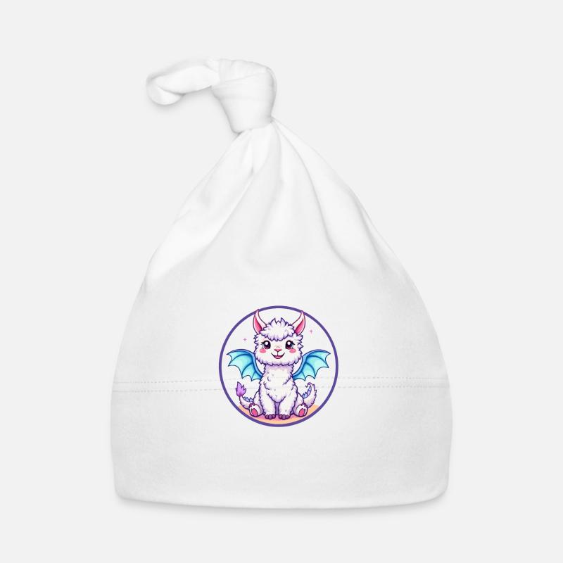 Alpakadrache Baby Bio-Mütze