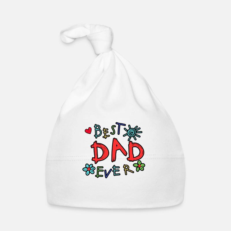 Best Dad Ever Organic Baby Cap