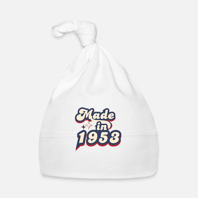 Made in 1953 retro Bonnet bio Bébé
