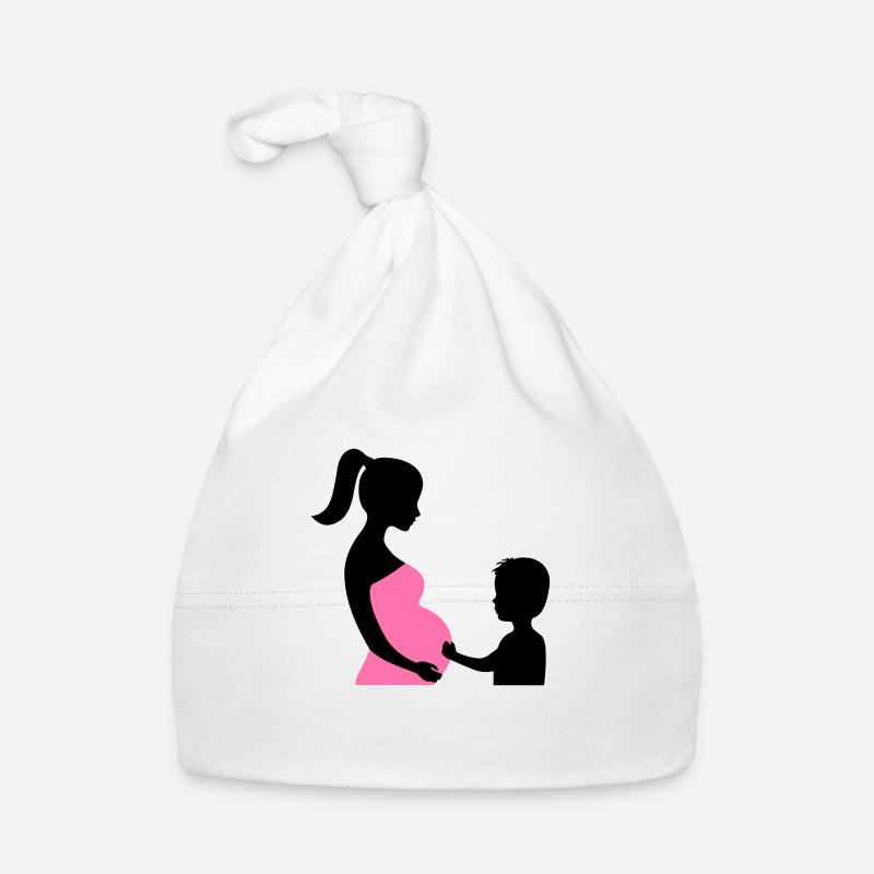 Schwanger mit Sohn Baby Bio-Mütze